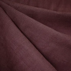 Soft Washed Hemp Bottom Weight Solid Plum