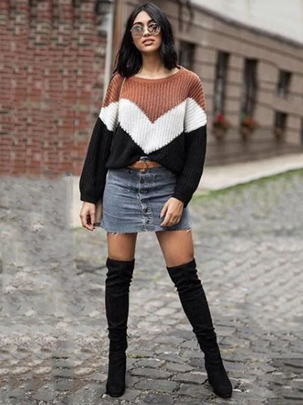 TastyHottie - Trendy 3 Colors Sweater Tops