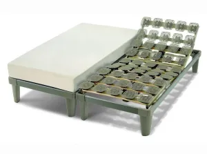 Tempur Bed Base with Legs Flex 2000 Motor Brown