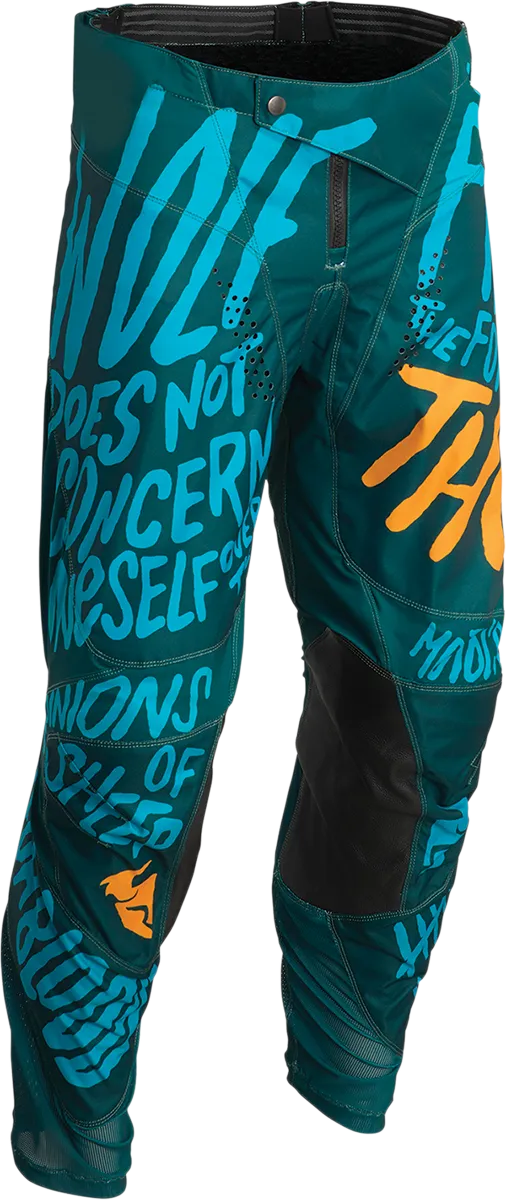 THOR Youth Pulse Counting Sheep Pants - Teal/Tangerine - 24 2903-2082