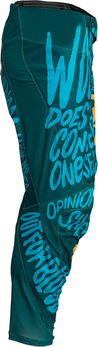 THOR Youth Pulse Counting Sheep Pants - Teal/Tangerine - 24 2903-2082