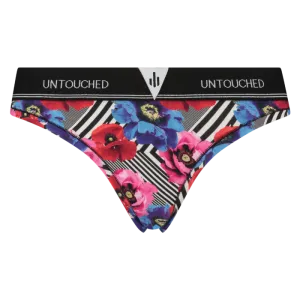 Trendy Flowers Thong Sample