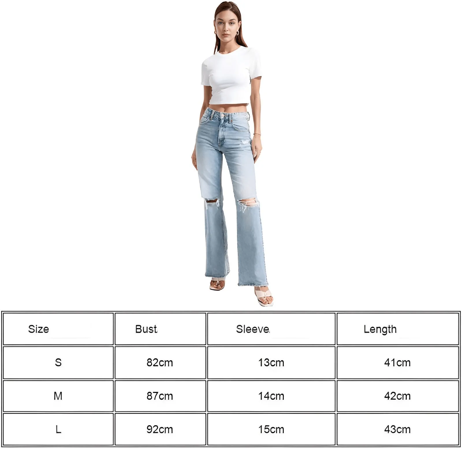 Trendy Short Sleeve Tops Women's Basic Crop Tops