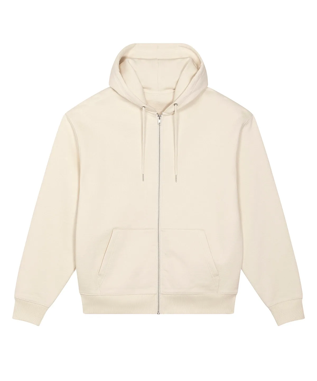 Unisex Locker heavy zip-through sweatshirt (STSU953) | Natural Raw