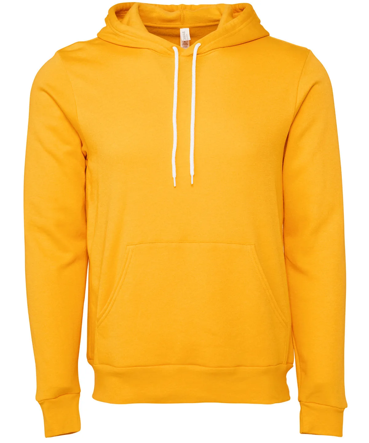 Unisex polycotton fleece pullover hoodie | Gold