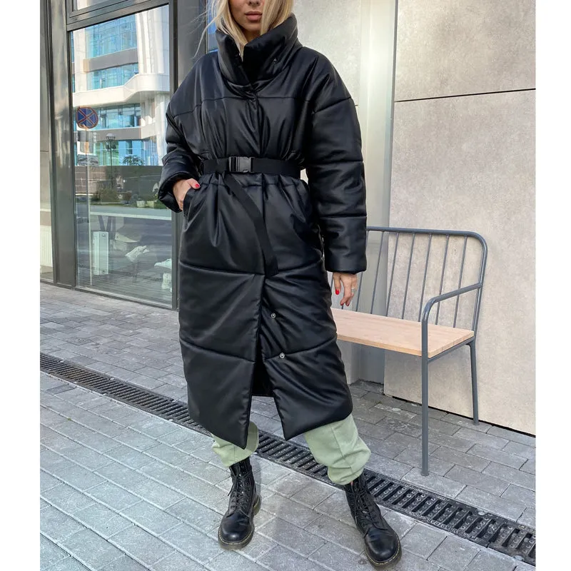 Winter Parkas Women Straight Loose Coats Women Elegant